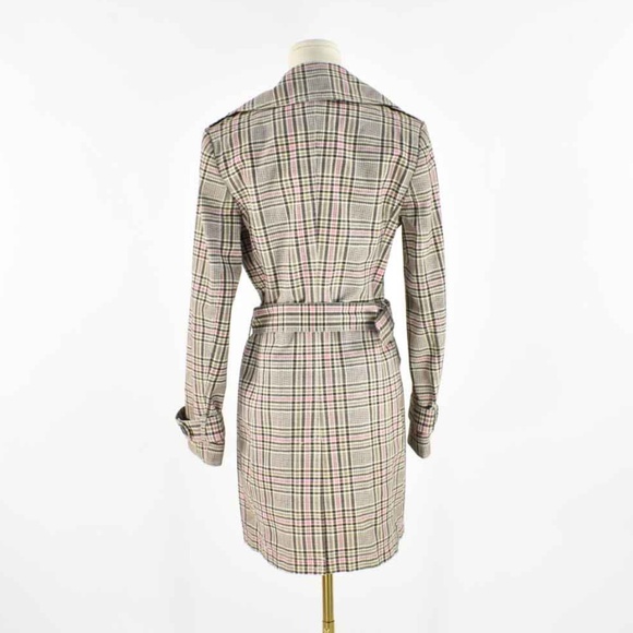 Plaid ESPRIT trench. Size M - Picture 4 of 16